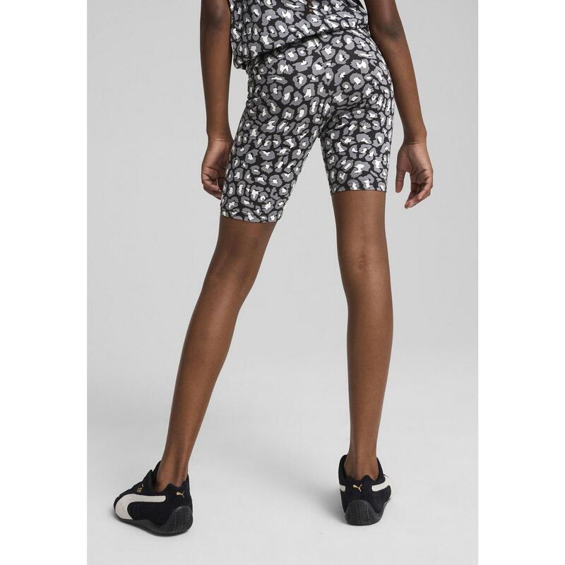 Młodzieżowe krótkie legginsy Essentials Animal PUMA Black