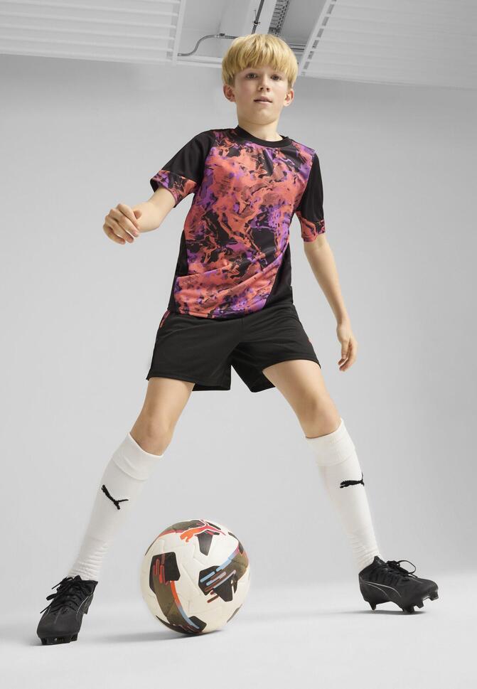 Młodzieżowe szorty piłkarskie IndividualCUP PUMA Black