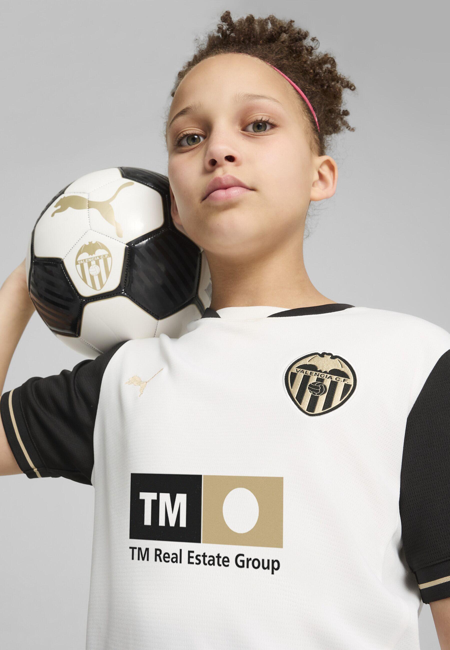 Maglia gara Home Valencia CF 24/25 da ragazzi PUMA White Black 7/7