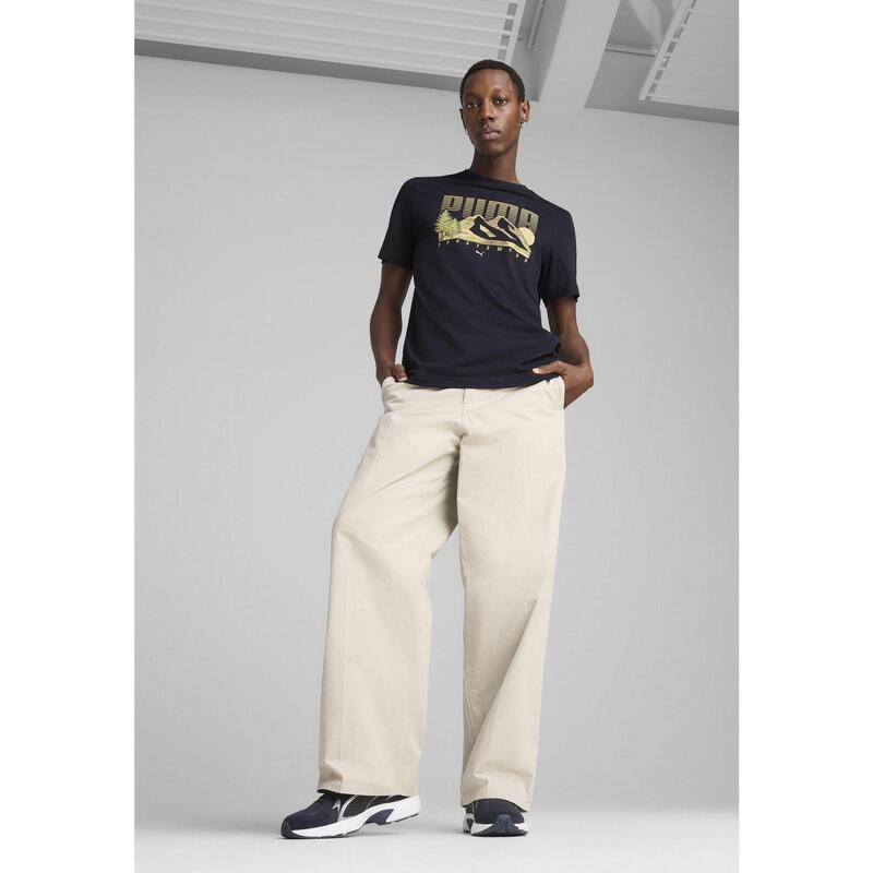 Męska koszulka Graphics Mountain PUMA New Navy Blue