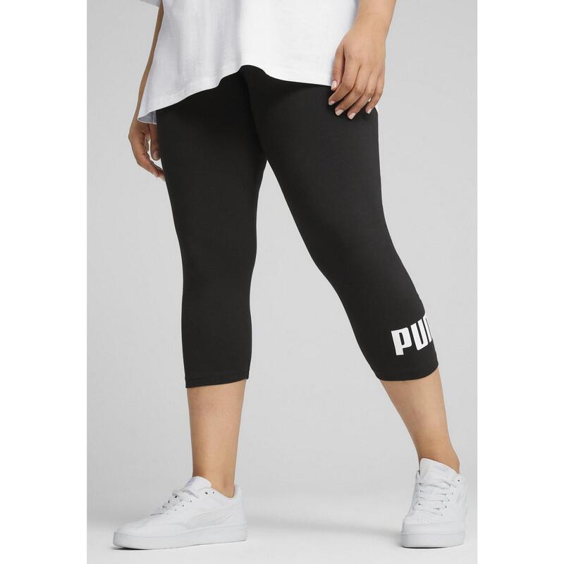 Legging 3/4 à logo N° 1 ESS Femme PUMA Black