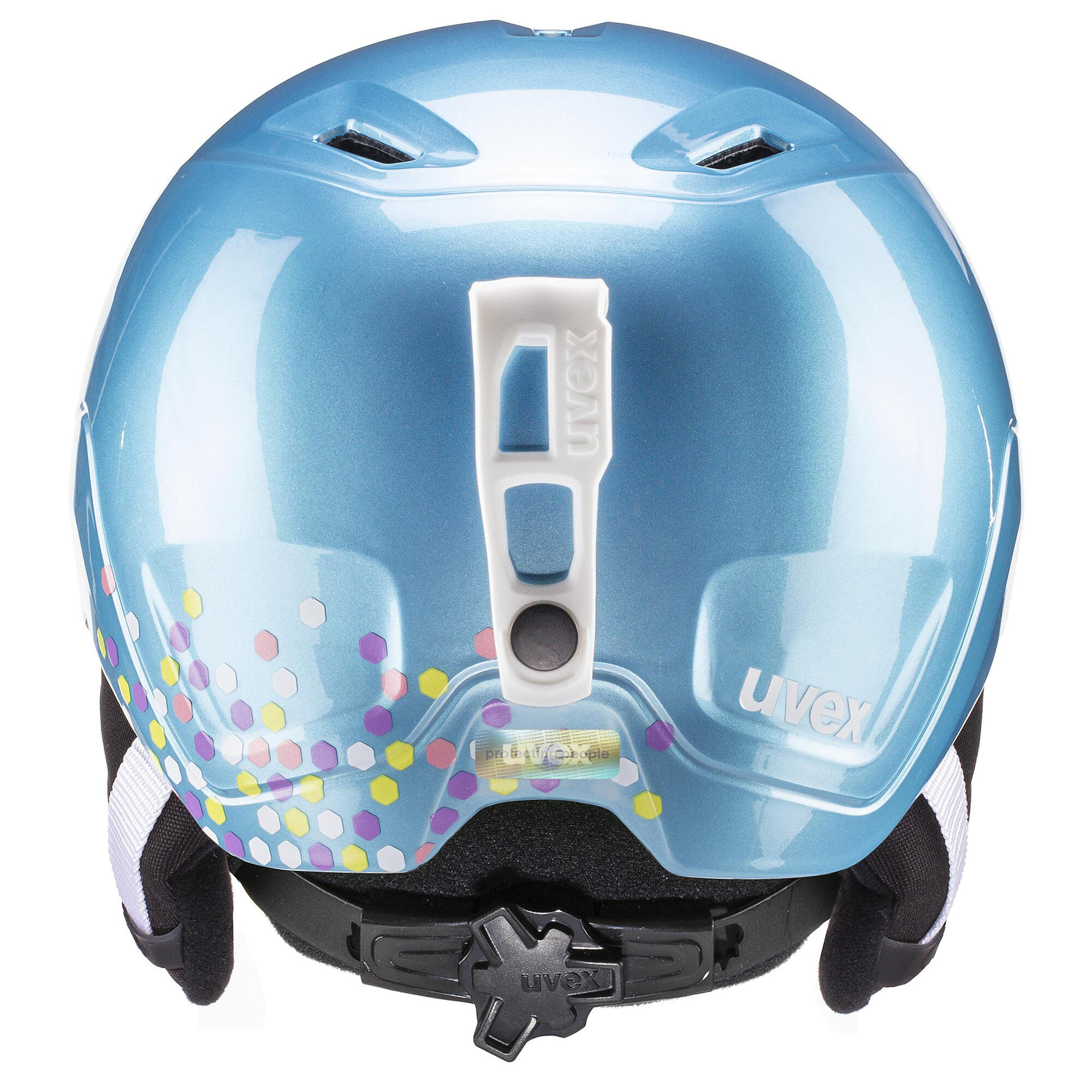 Casco de esquí uvex heyya - blue confetti - Niño 2/5