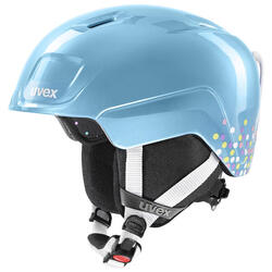 Casque de ski uvex heyya - blue confetti - Enfant