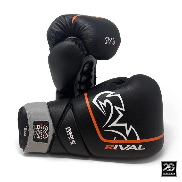 Rękawice bokserskie sparingowe Rival RS1 Pro Anniversary Czarne 18oz 1/7