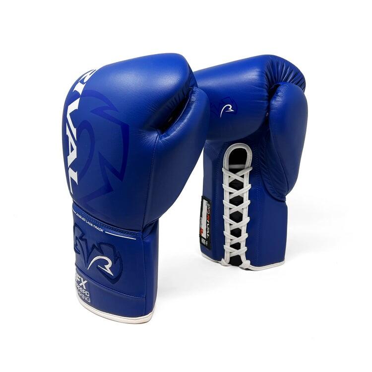Rękawice Bokserskie Sparingowe Rival RFX-Guerrero HDE-F Niebieskie 14oz 2/3