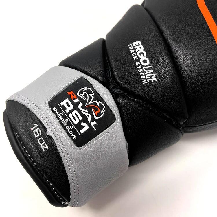 Rękawice bokserskie sparingowe Rival RS1 Pro Anniversary Czarne 18oz 6/7