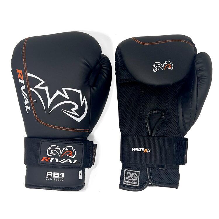 Rękawice bokserskie Rival przyrządowe RB1 ULTRA 2.0 Czarne L
