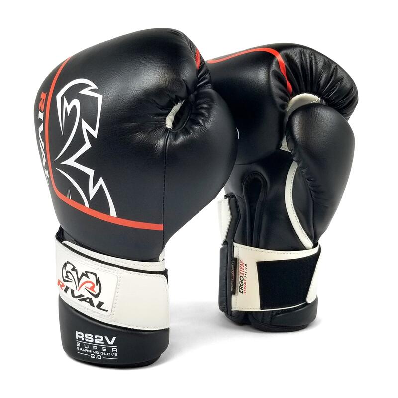 Rękawice bokserskie sparingowe Rival RS2V 2.0 Czarne 12oz