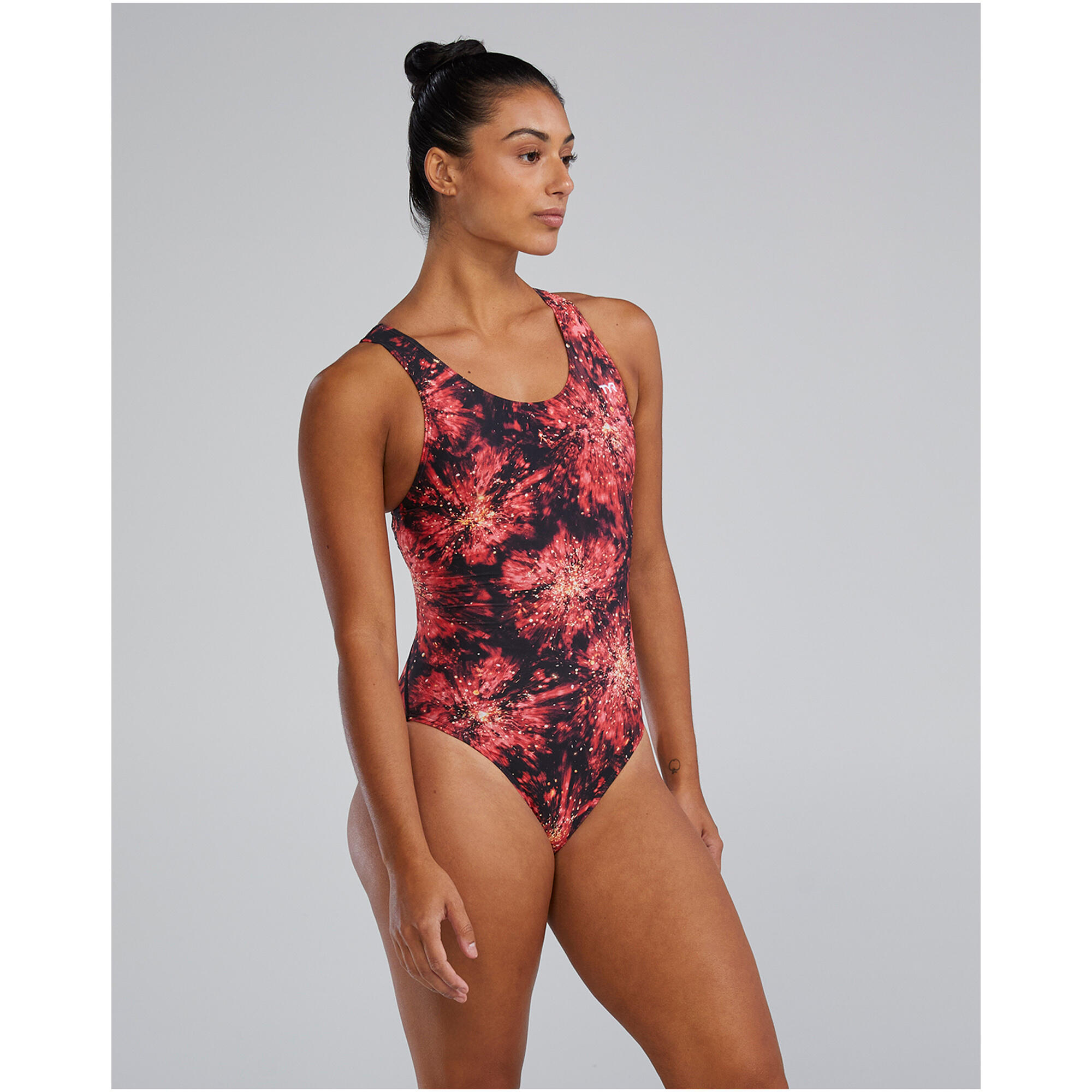 Strój pływacki damski TYR Maxfit Swimsuit - Radiant Flare 4/7