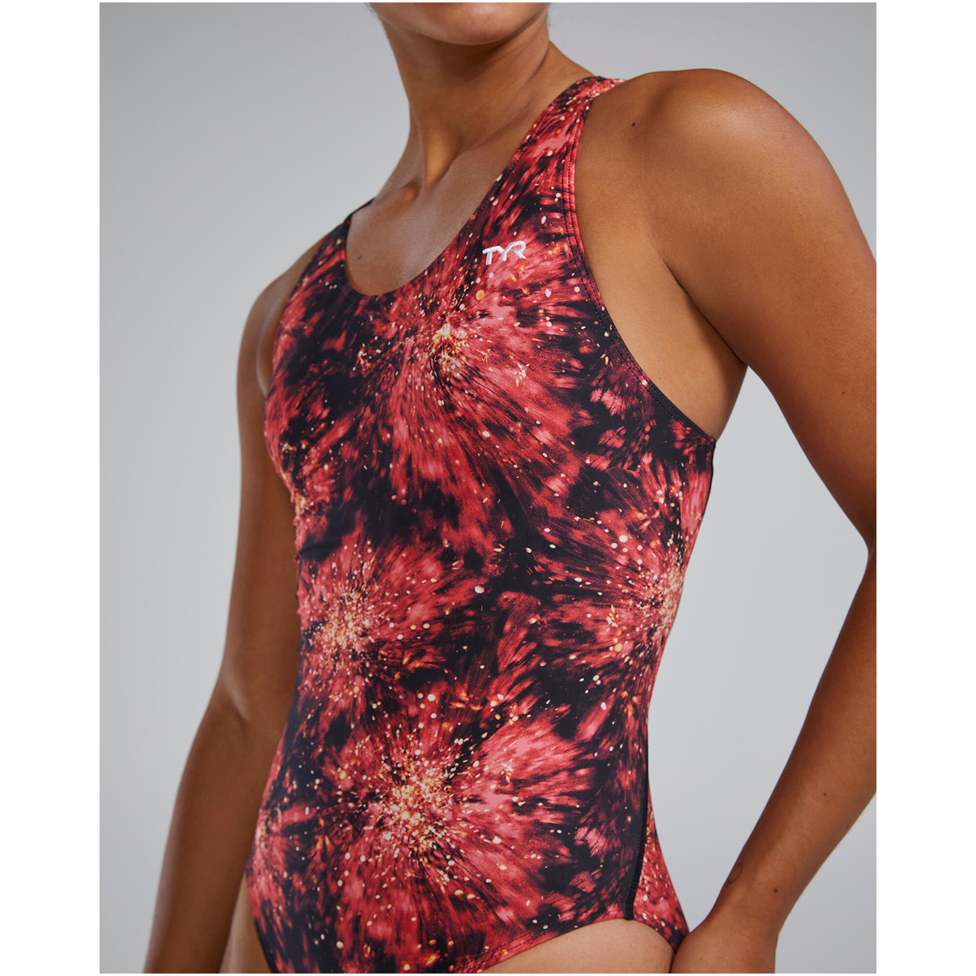 Strój pływacki damski TYR Maxfit Swimsuit - Radiant Flare 6/7