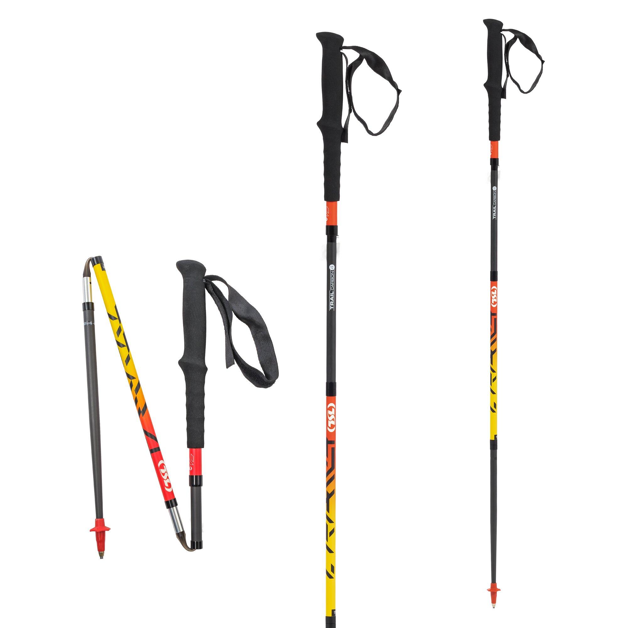 Tsl - Bâtons Trail C4 Ultra Mid Fire Sht 130 - Bâtons De Trail - Rouge - 130cm - Decathlon