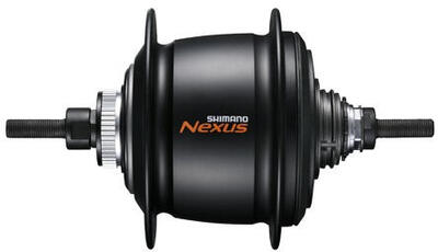 Shimano nexus 8 sg-c6001 versnellingsnaaf voor schijfrem - zwart