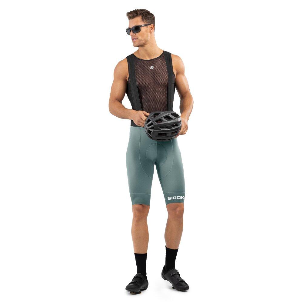 Cuissard vélo court homme Cyclisme BX Oberwald Vert Armée 3/7