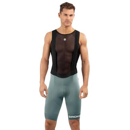Men Cycling 's bib shorts BX Oberwald Green