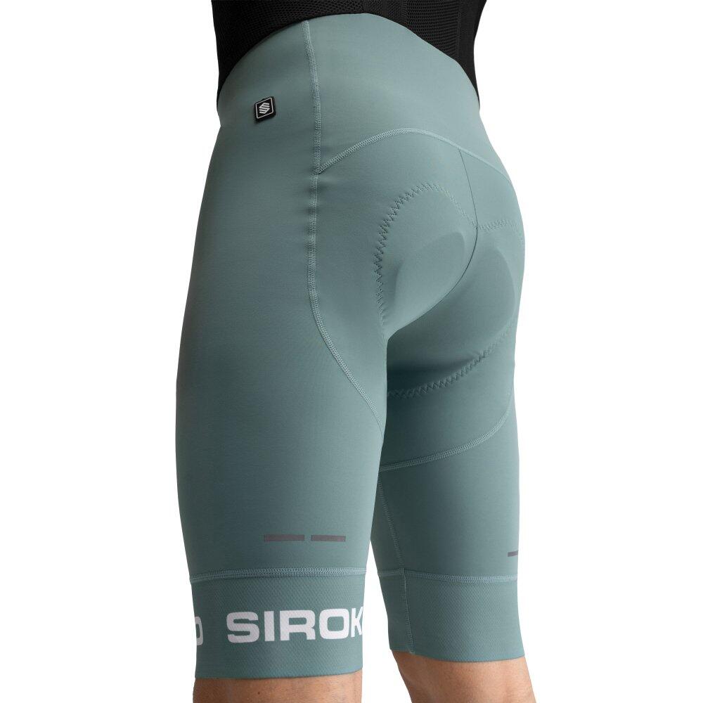 Cuissard vélo court homme Cyclisme BX Oberwald Vert Armée 4/7