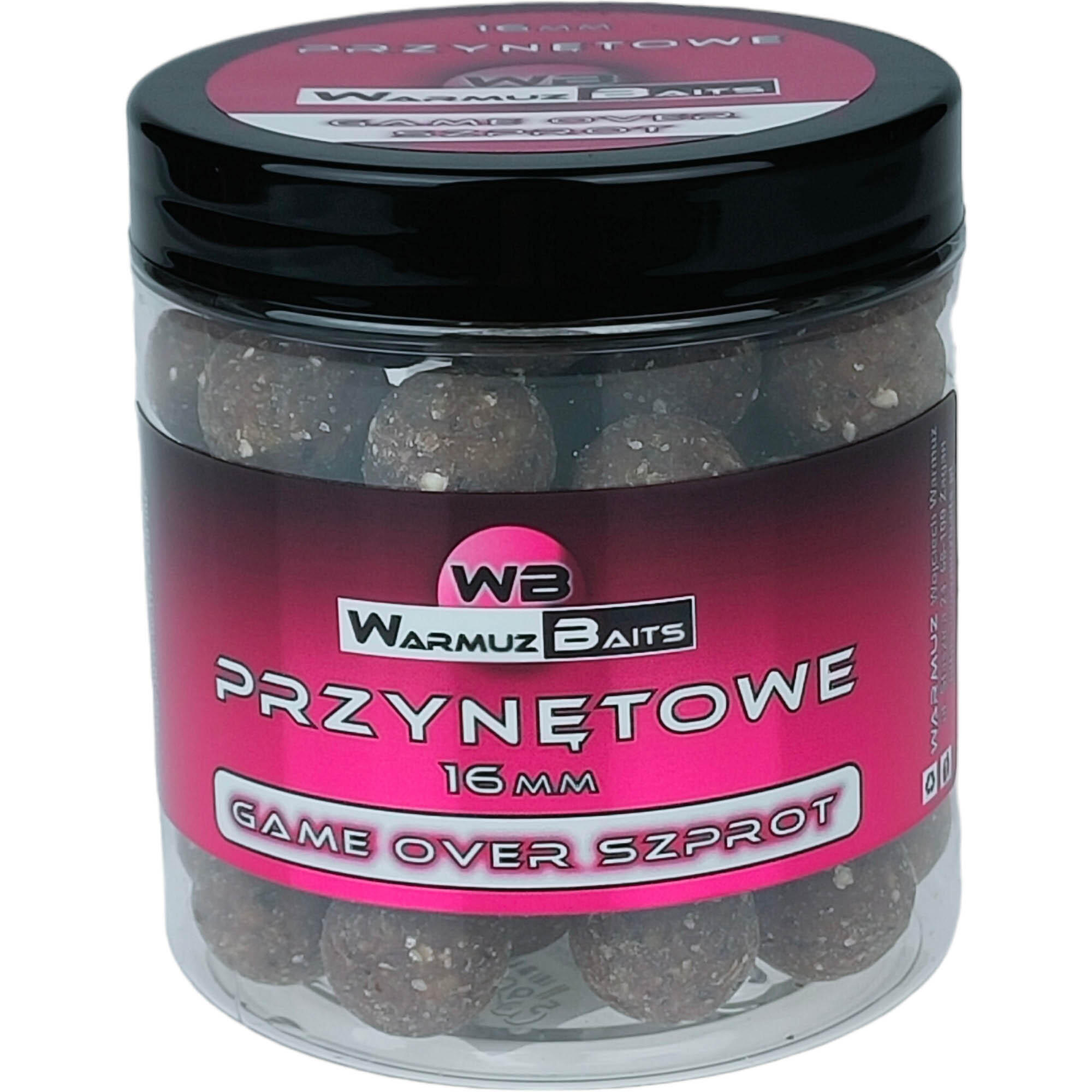Kulki przynętowe 16mm + dopalacz Warmuz Baits 250ml GAME OVER SZPROT 3/3
