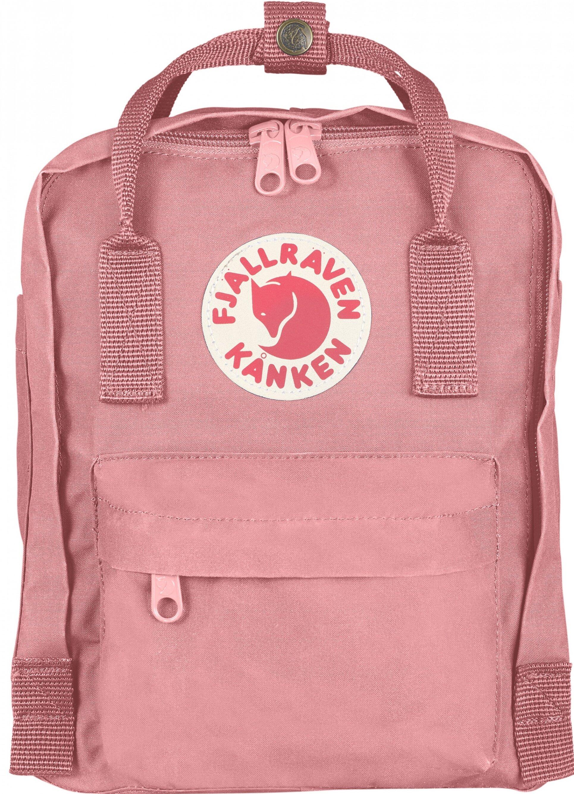 Zaino Mini Unisex Fjallraven Kånken in Vinile Rosso - 7 Litri 1/6