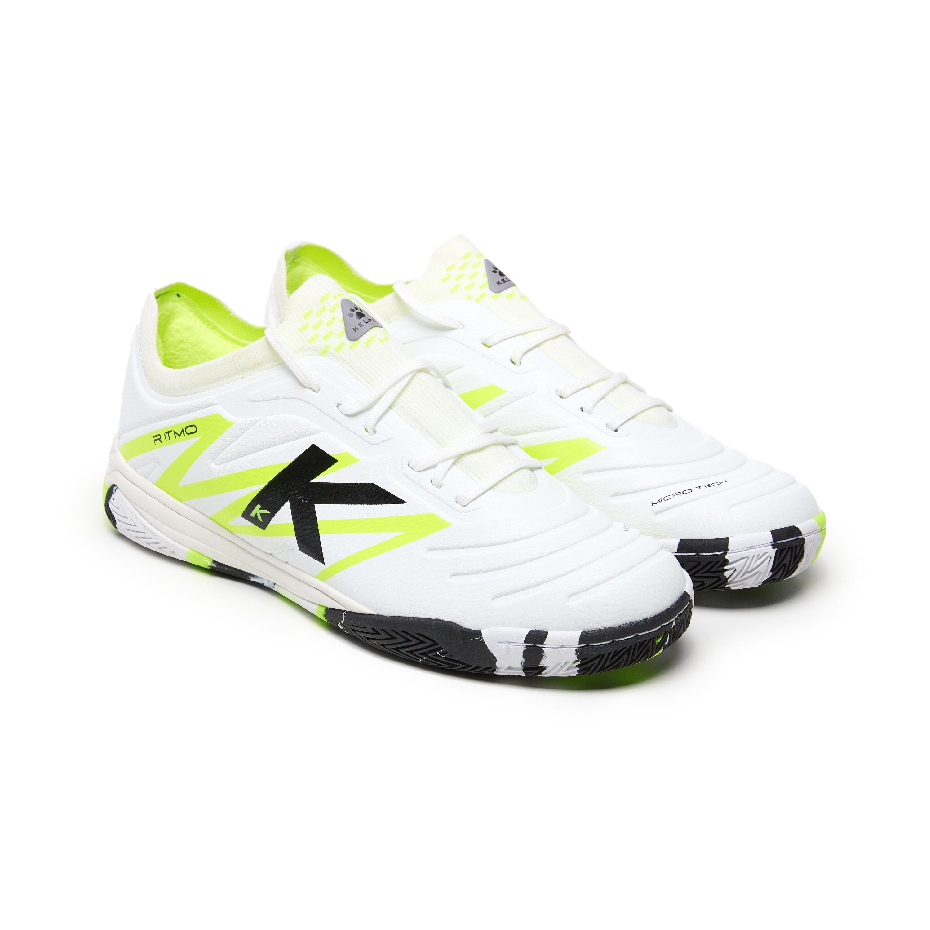 Kelme Zapatillas De Fútbol Sala Ritmo Blanco Unisex 2/7