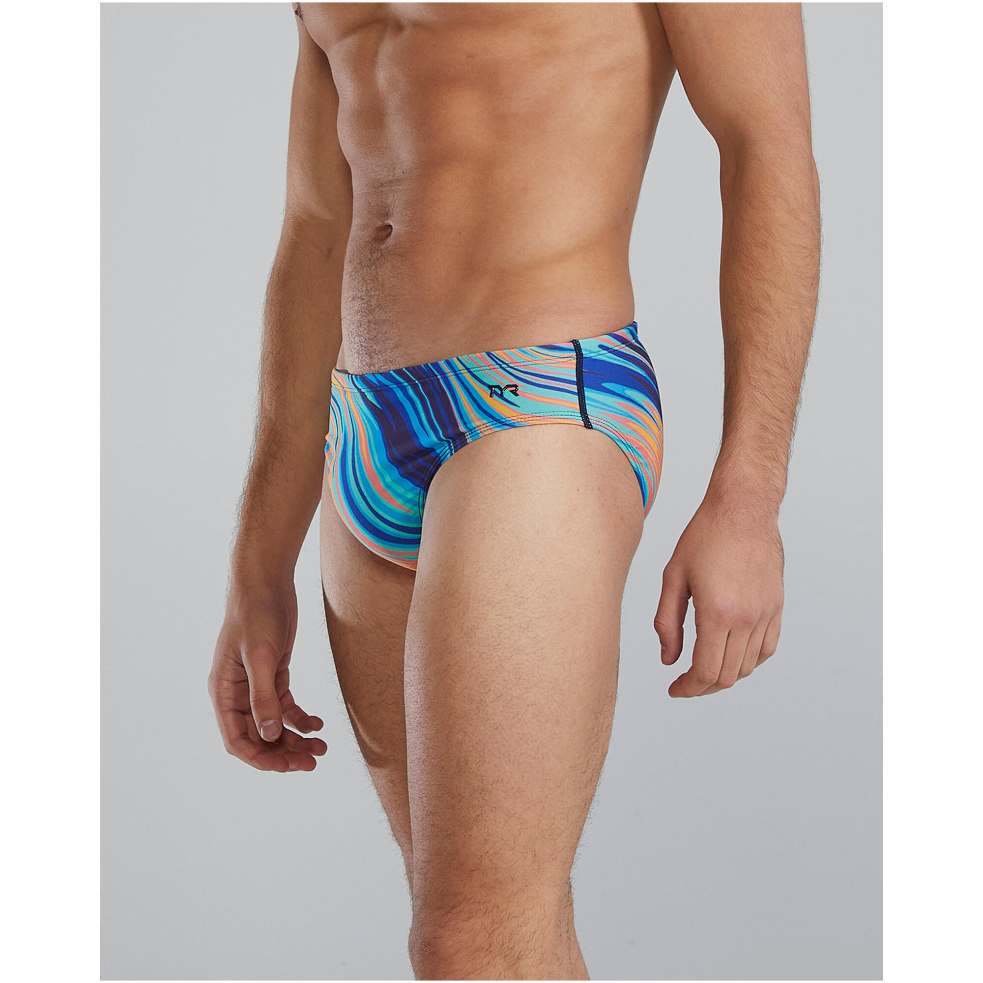 Kąpielówki męskie TYR Brief Swimsuit - Riptidal 3/4