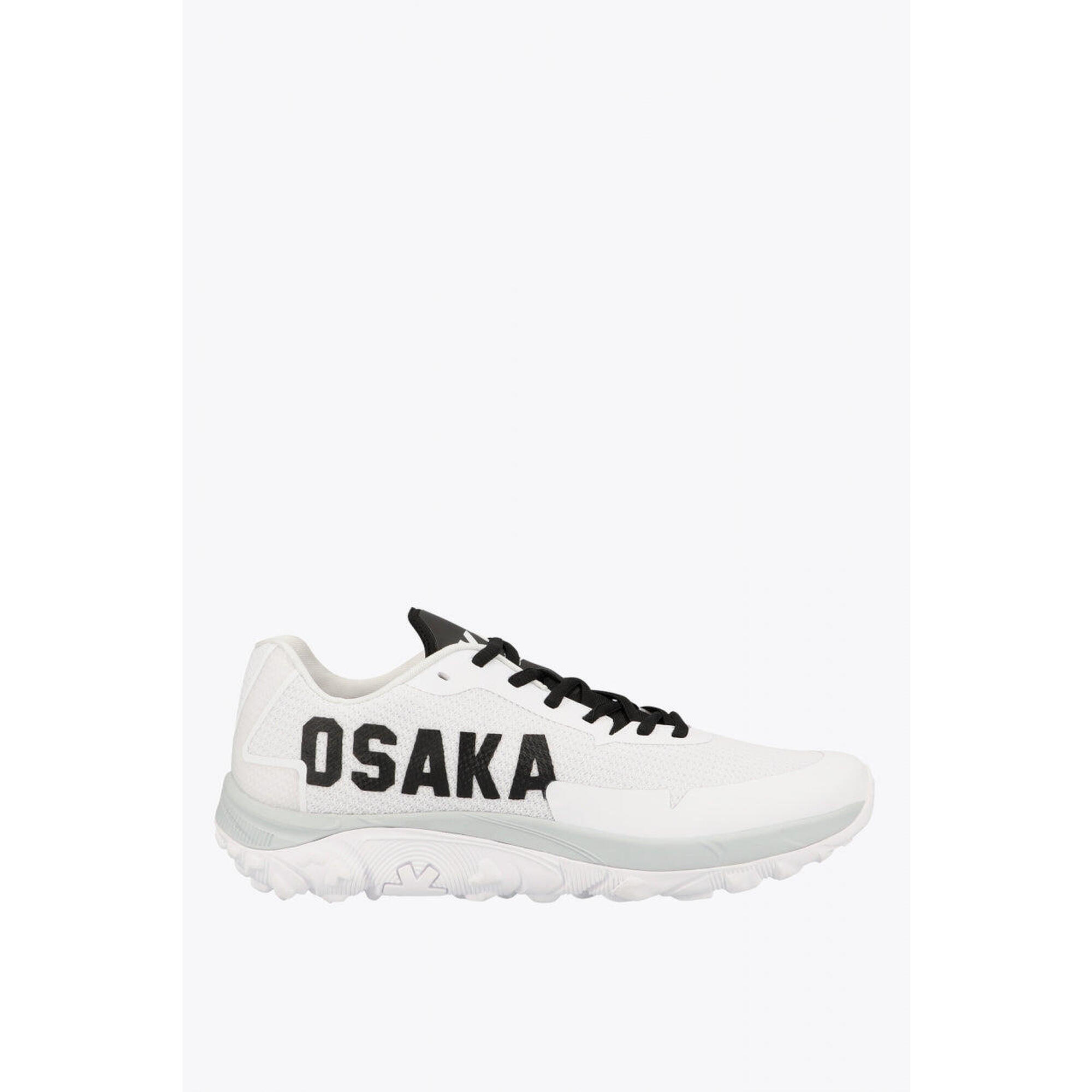 Osaka - Chaussures De Hockey Sur Gazonosaka Kai Mk1 | Blanc Emblématique - Sabots De Hockey - Jaune - Decathlon