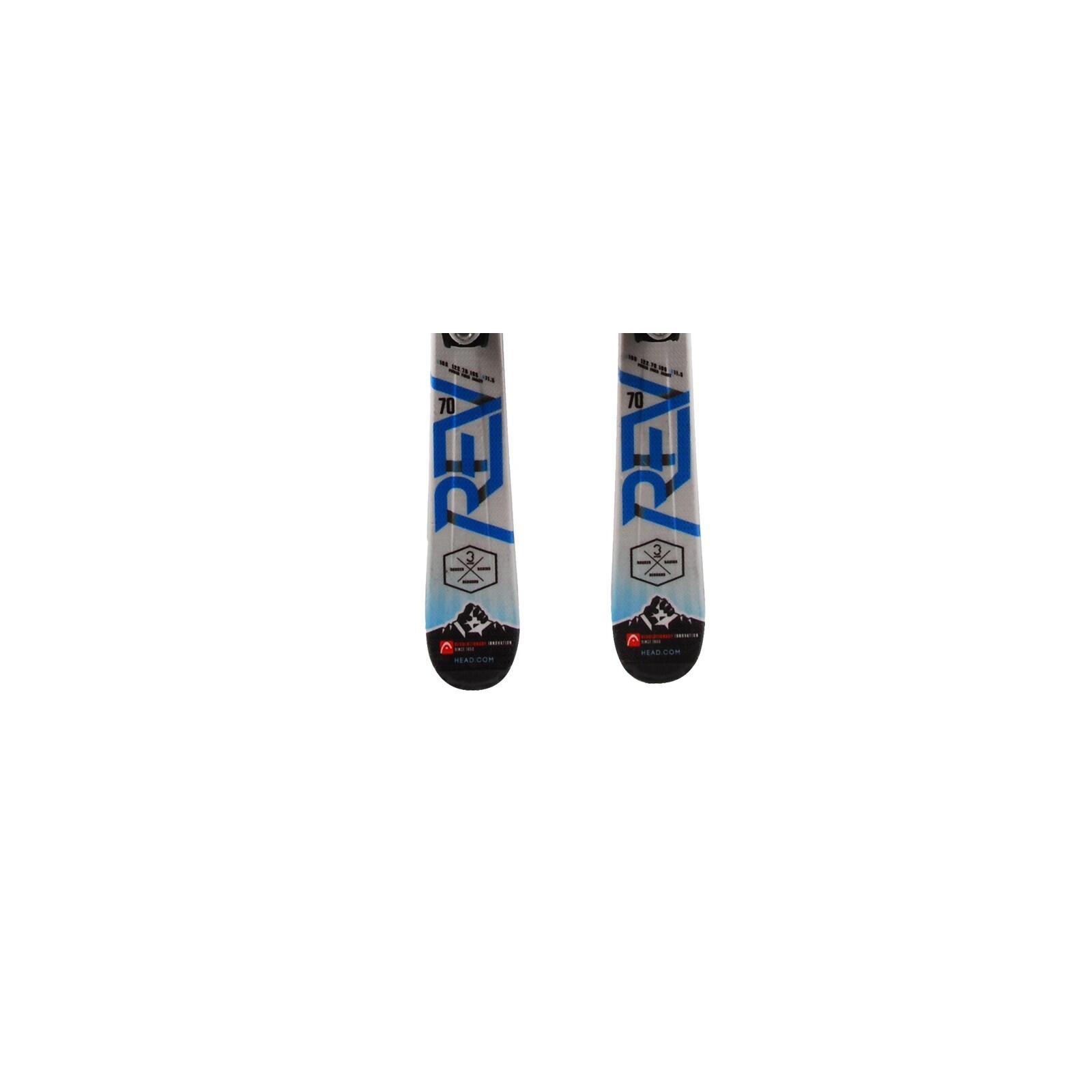 RECONDITIONNE - Ski Head Rev 70 + Fixations 4/4