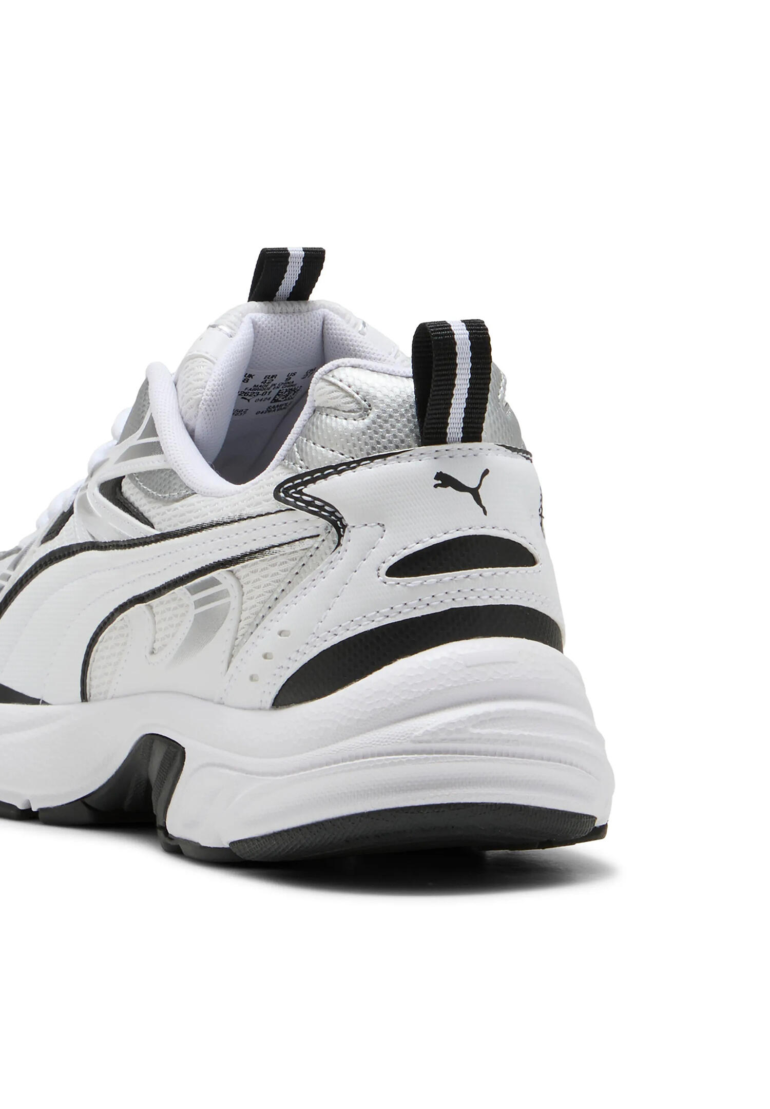 Puma Milenio tech Sneaker Sportschuhe Schuhe Unisex 402623 01 Weiß 4/7