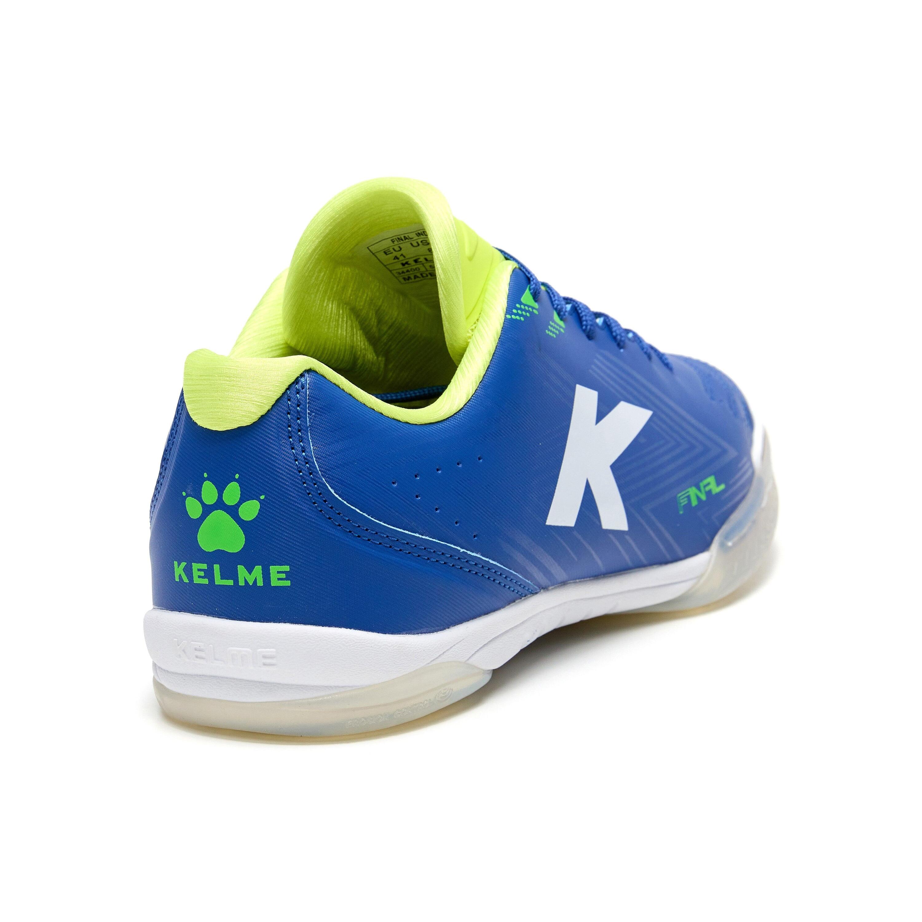 Kelme Zapatillas De Fútbol Sala Final Indoor Azul Unisex 3/7