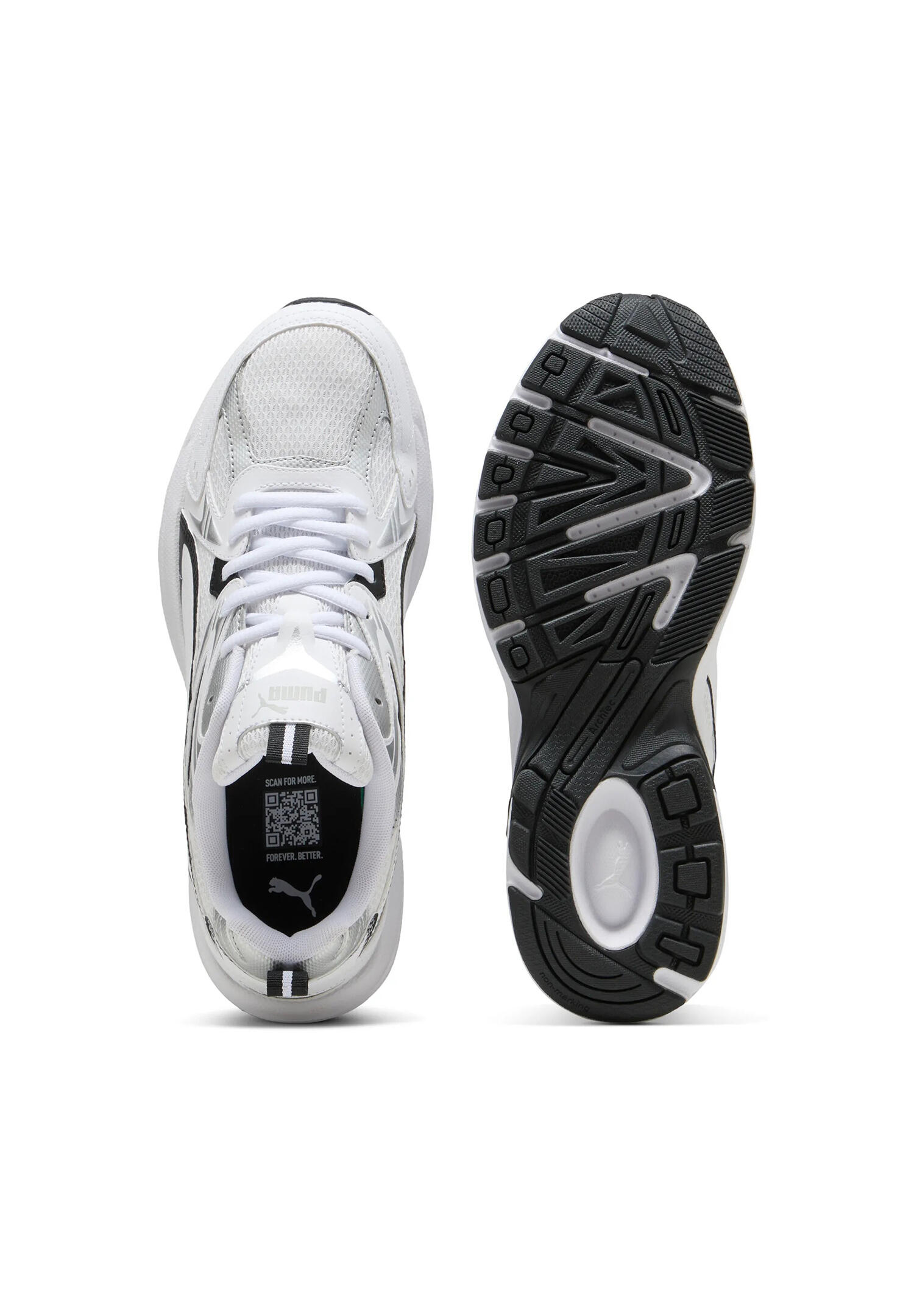 Puma Milenio tech Sneaker Sportschuhe Schuhe Unisex 402623 01 Weiß 5/7