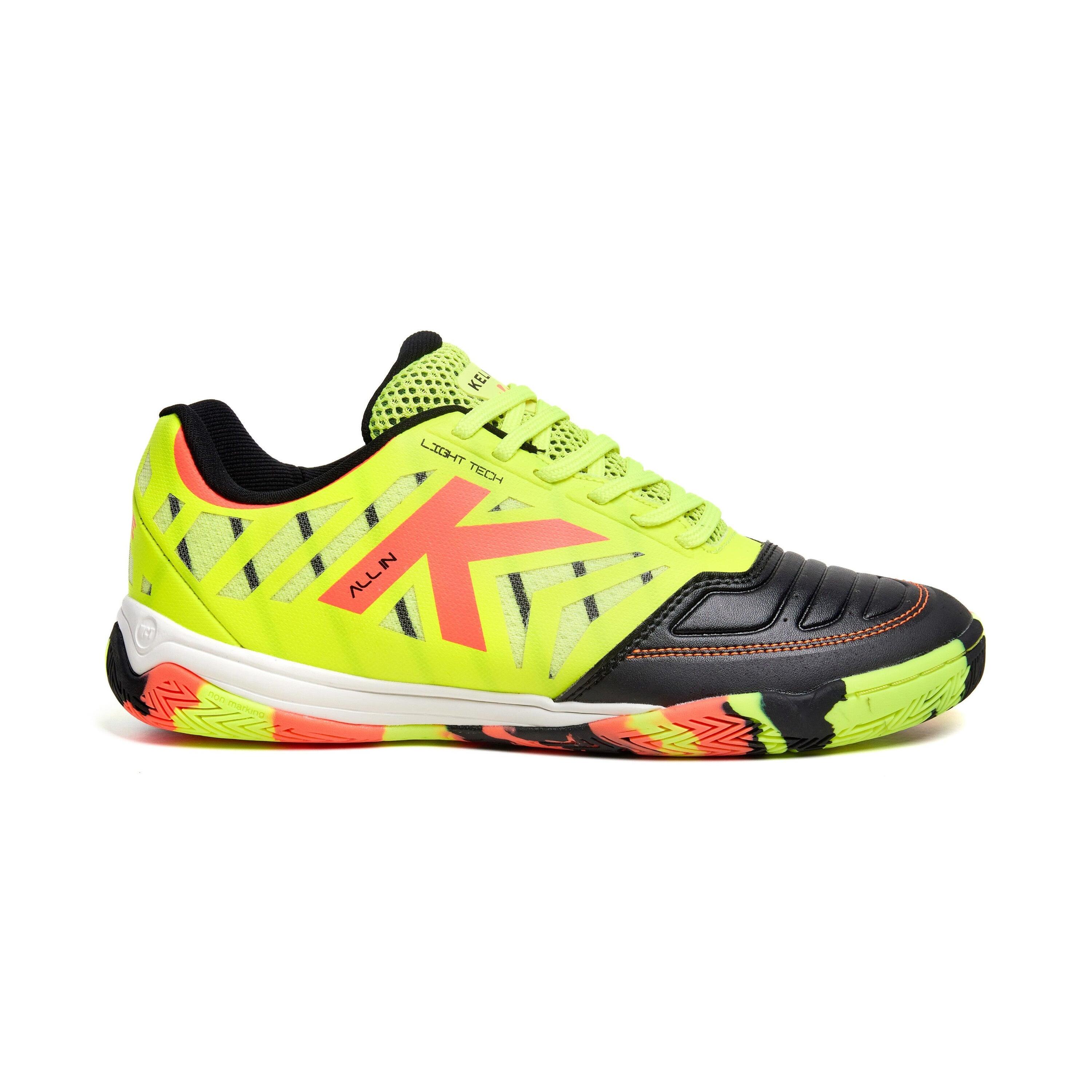 negro / amarillo neón fluorescente / negro