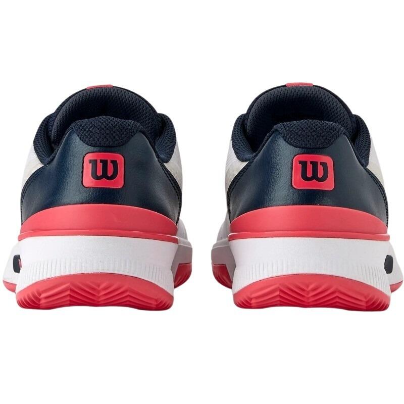 Zapatillas Wilson Intrigue Pro Clay Blanco Azul Marino Mujer 3/5