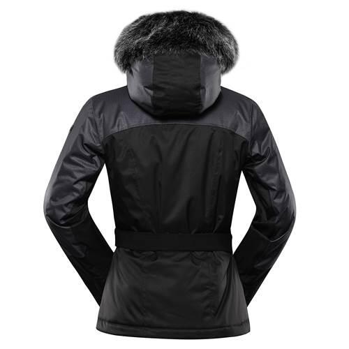 Waterdichte Dames Ski-jas Alpine Pro Olada Zwart XL 2/7