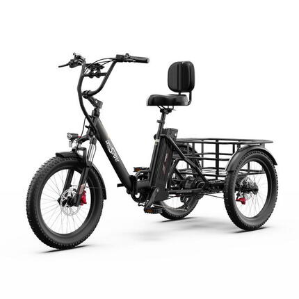 Tricycle électrique ONESPORT OT30 PRO batterie 48 V 18 Ah