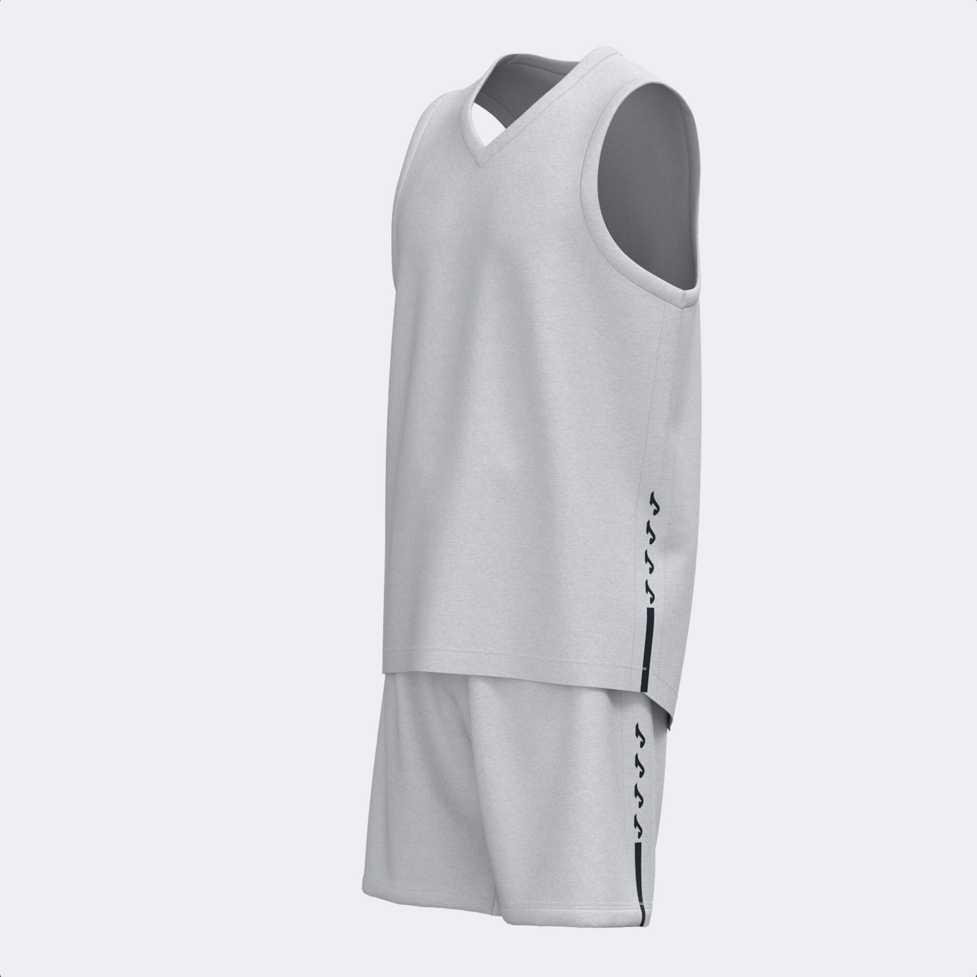 Conjunto Basquetebol Criança Joma Olimpiada basket Cizento Melange 2/5