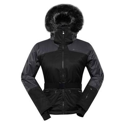Dames ski-jas alpine pro olada zwart xl - waterdicht en stijlvol