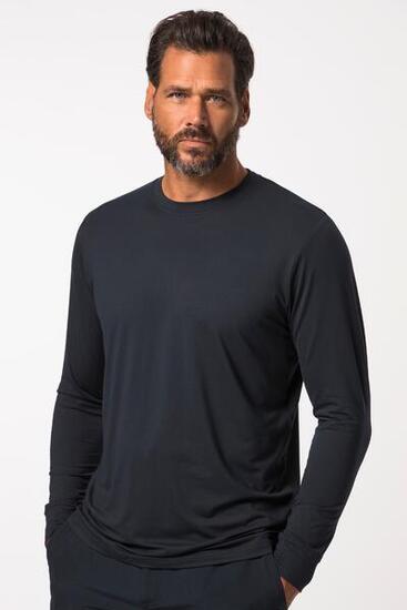 Hommes T-shirt de bain. Manches longues col rond et protection UV 50+