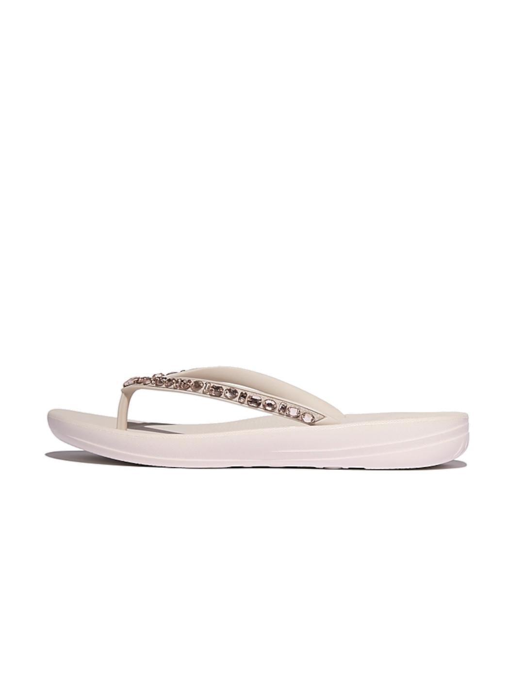 Sandali da donna Fitflop Multicrystal ergonomici rosa. 2/7