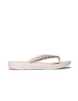 Fitflop fitflop iqushion multi-crystal ergonomic flip-flops roze 37