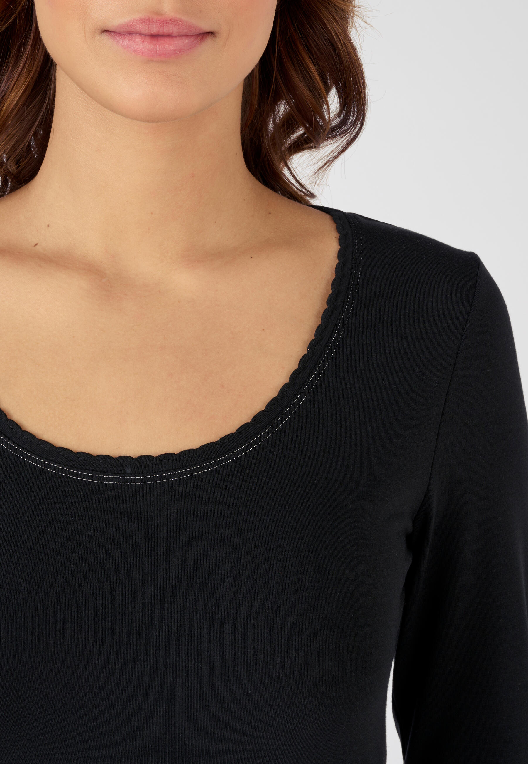 T-shirt manches longues thermorégulant Evolutyl - Noir 2/5