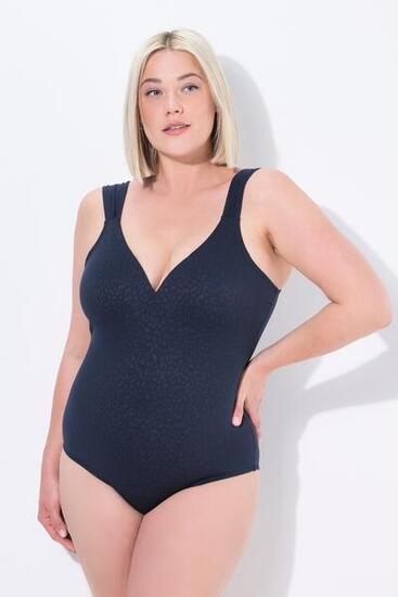 Femme Maillot de bain jacquard léopard dos dégagé