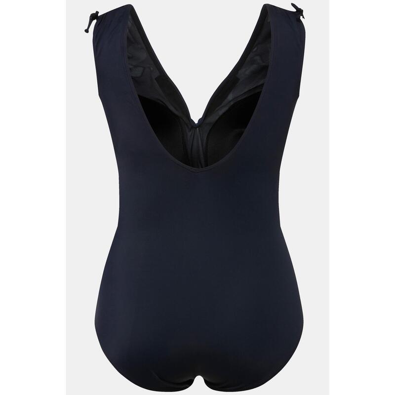 Damski Kostium kąpielowy wzór w korale klamra miękkie miseczki z recyklingu