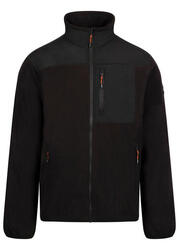 Veste polaire Trespass Lafferty homme noir avec inserts Taslan