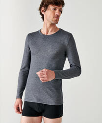 T-shirt Thermolactyl manches longues, double face - Gris