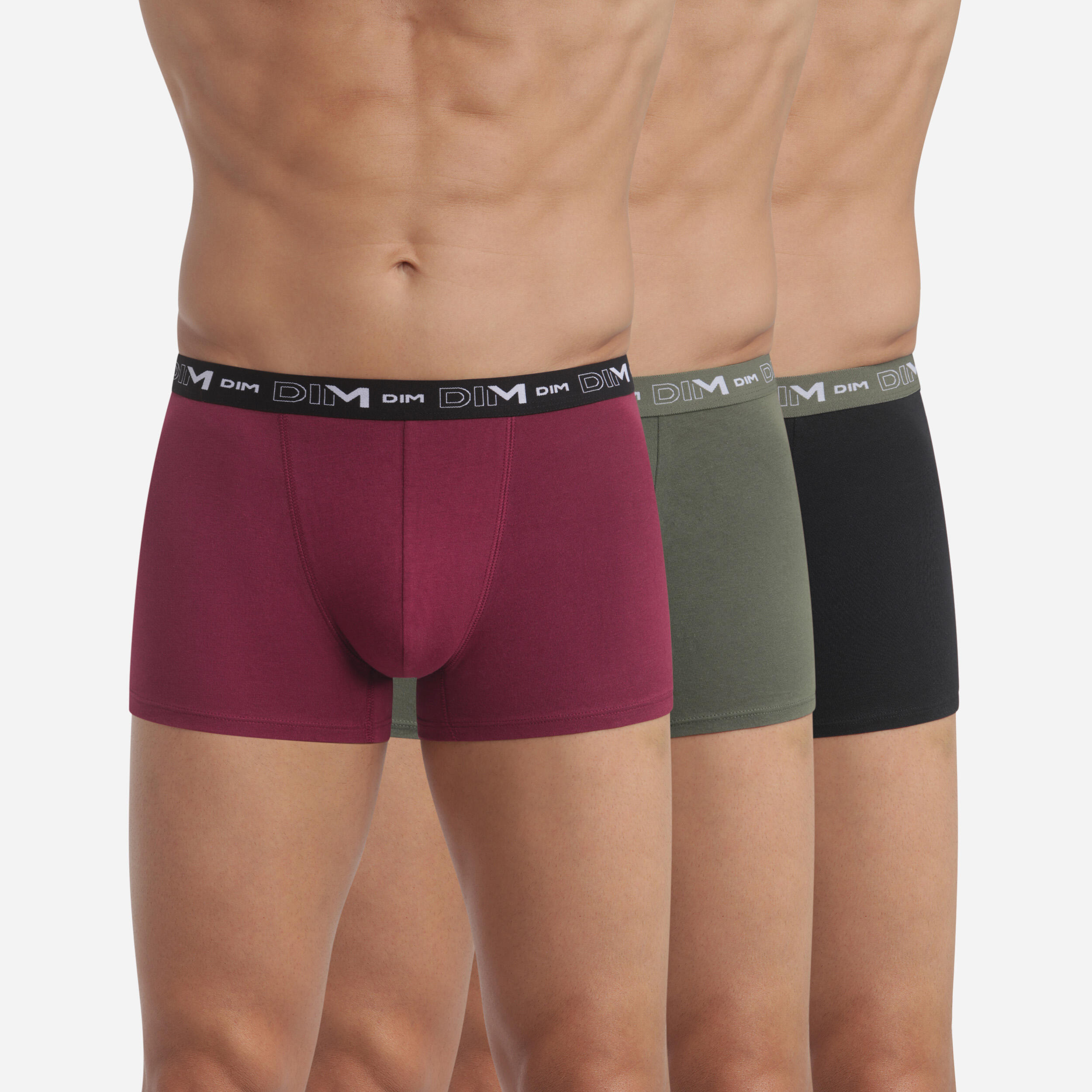 Lot de 3 Boxers Homme Coton Stretch