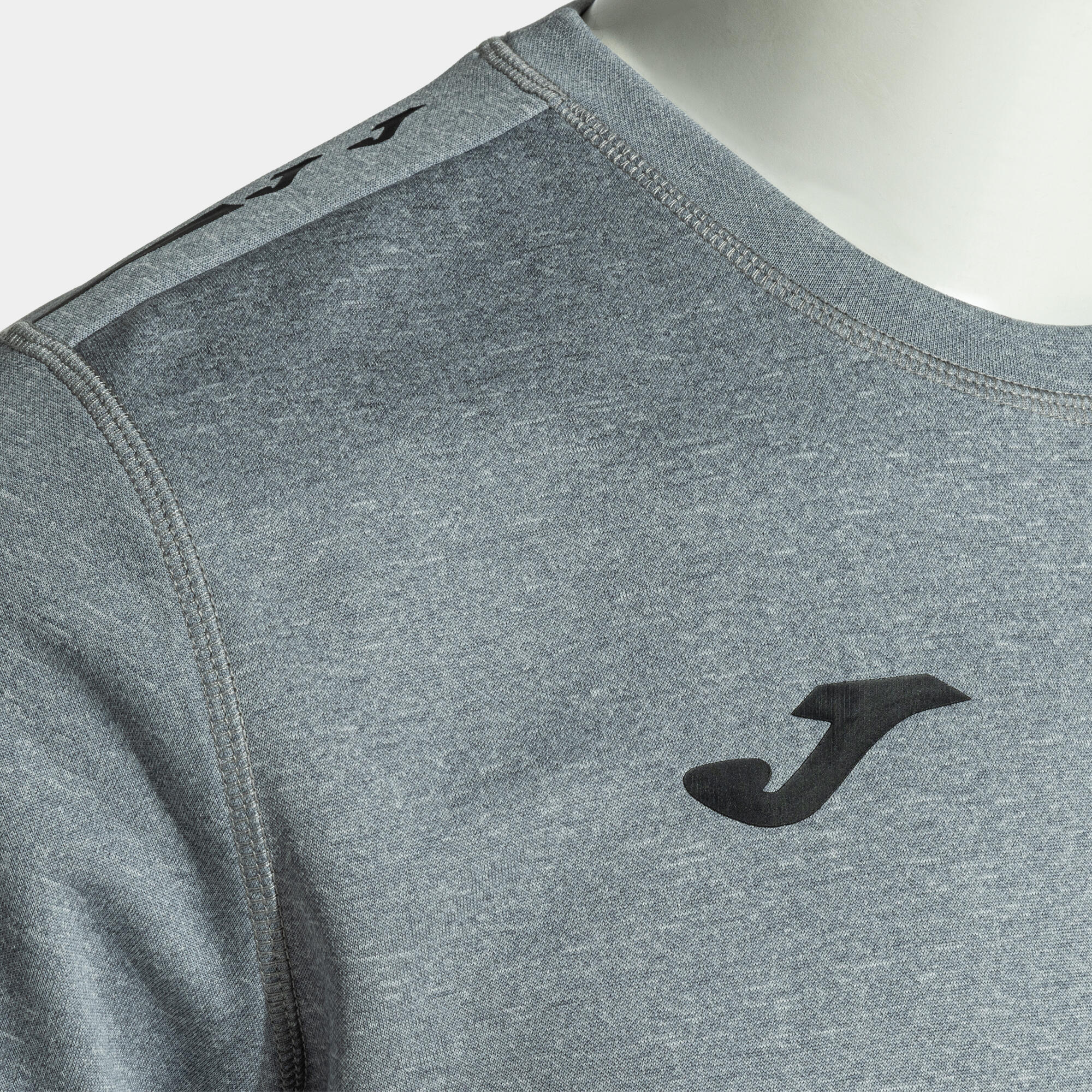 Camiseta Manga Corta Rugby Niños Joma Olimpiada rugby Gris Melange 3/4