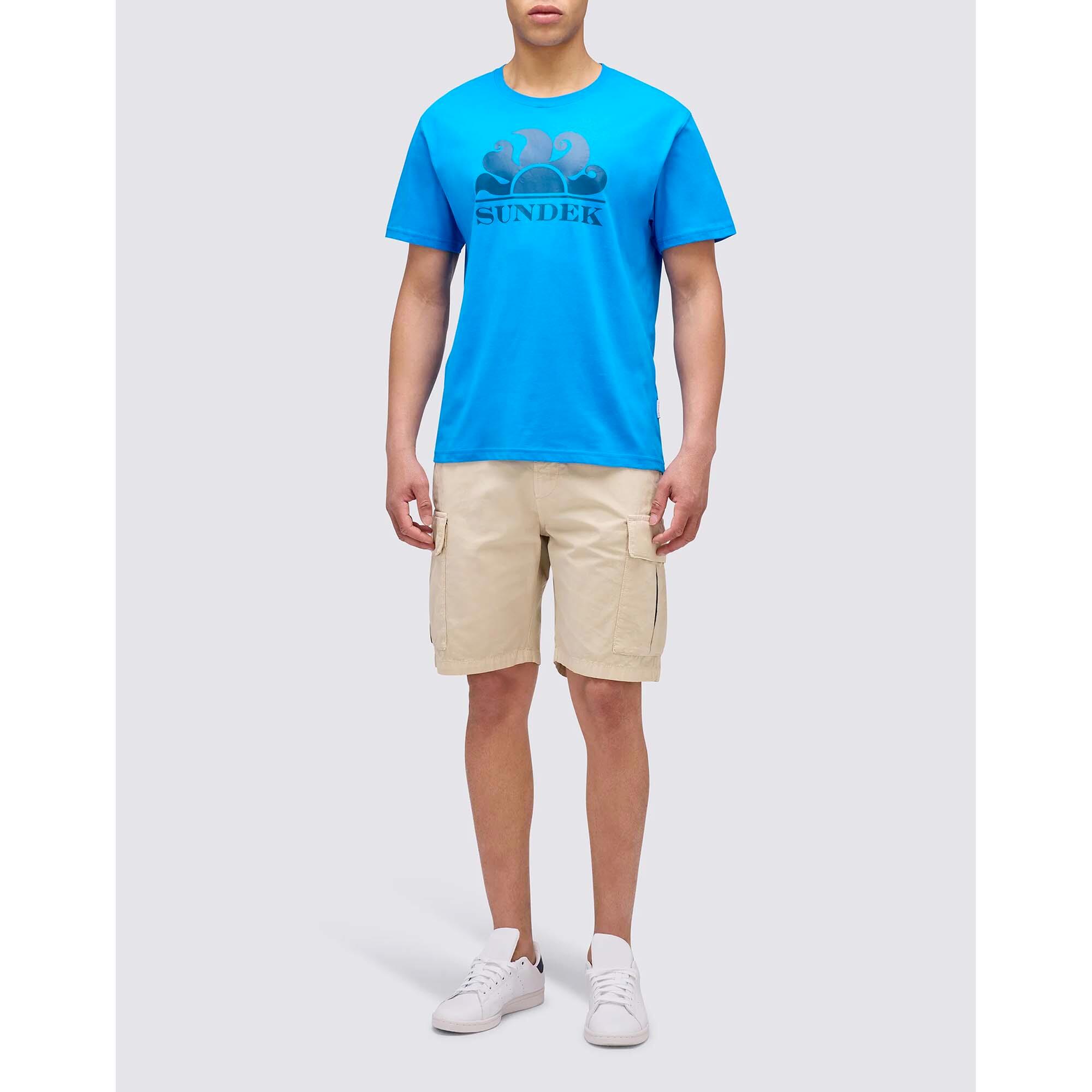 T-Shirt Sundek New Simeon Logo Adulto 3/4