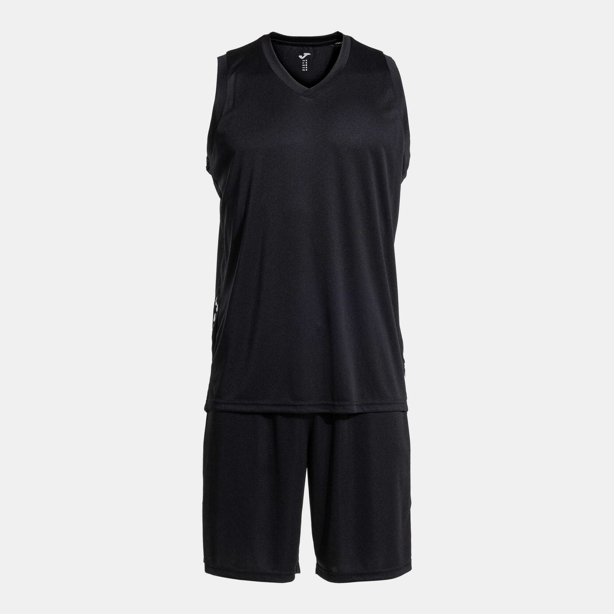 Conjunto Basquetebol Homem Joma Olimpiada basket Preto 4/4