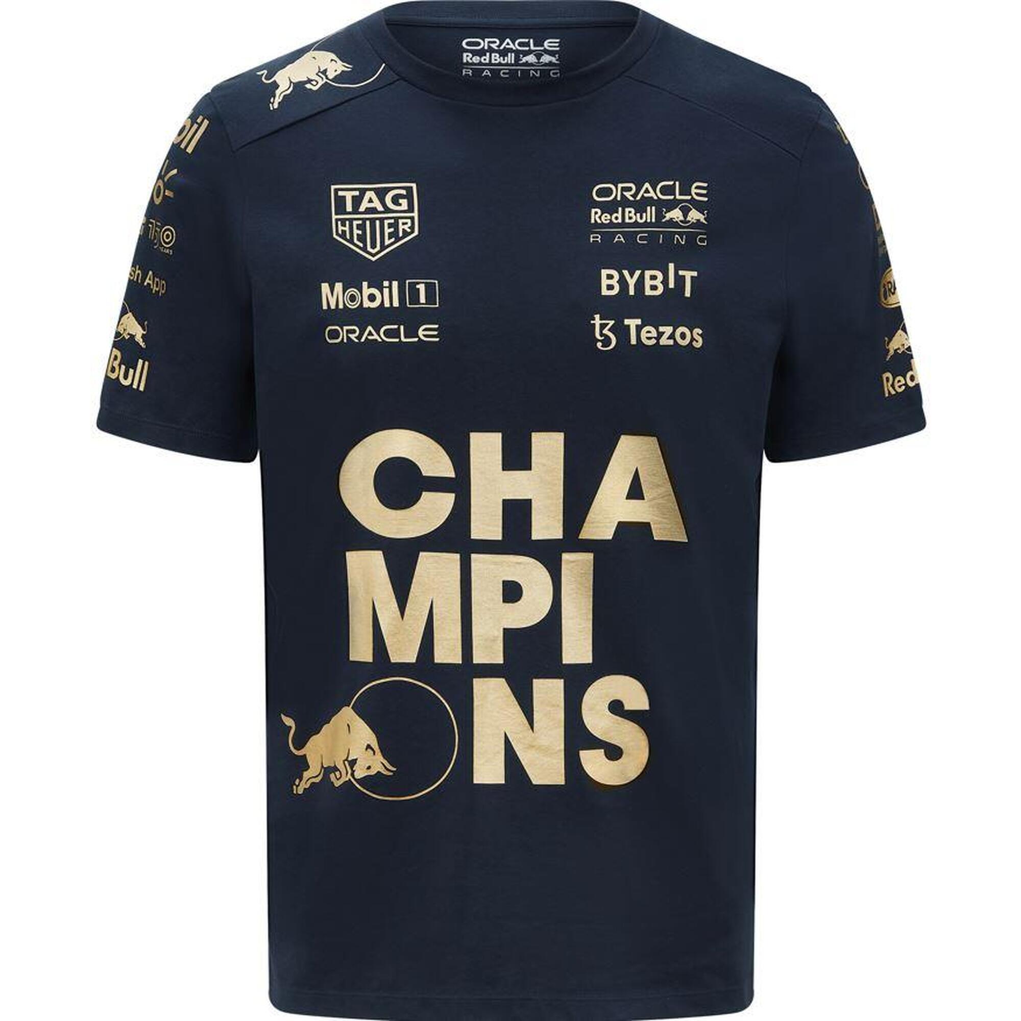 Koszulka Red Bull Racing F1 w granatowym kolorze 2XS z bawełny
