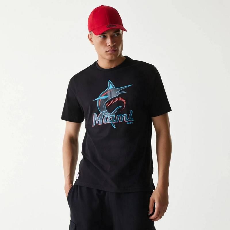 T-Shirt MLB Miami Marlins New Era Noir 3/7
