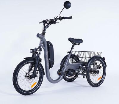 Triciclo elettrico per adulti EVASION con motore a pedali da 95 Nm