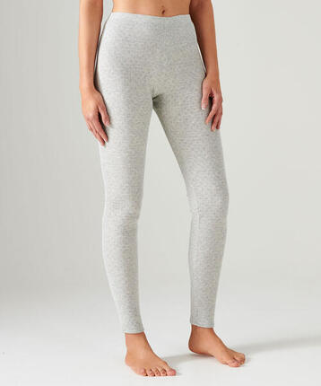 Caleçon maille ajourée thermique Thermolactyl - Gris